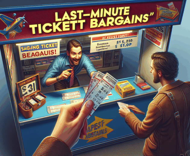 last-minute ticket bargains