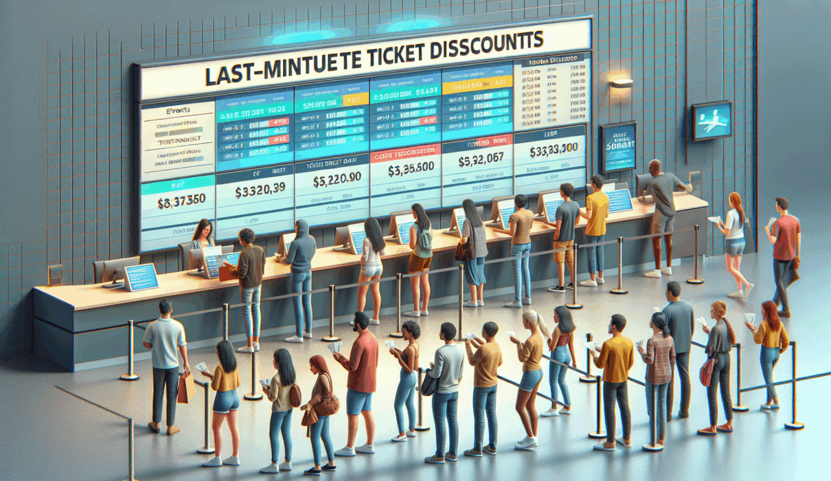 last-minute ticket discounts