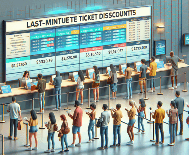 last-minute ticket discounts